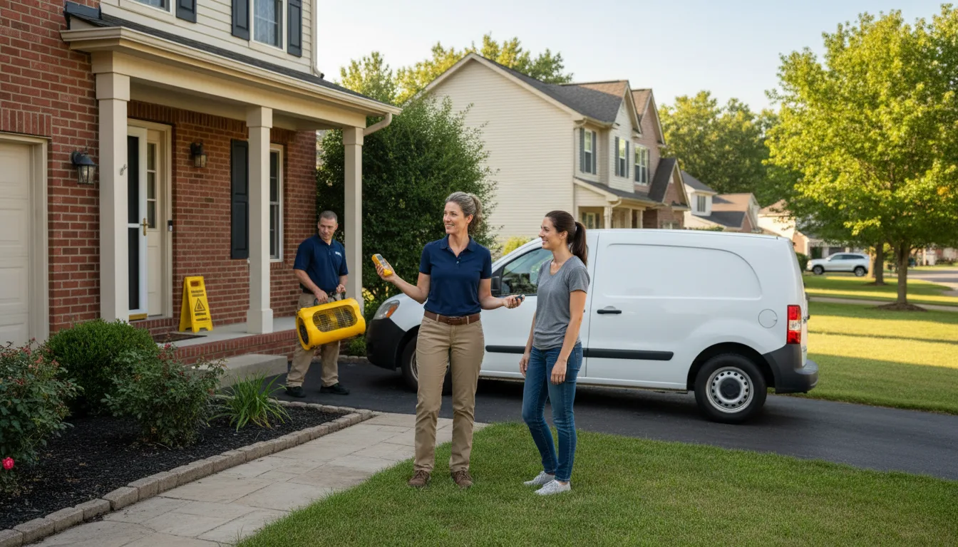 Water restoration image for Flood Water Cleanup, Removal And Restoration Services in New Hampshire, OH